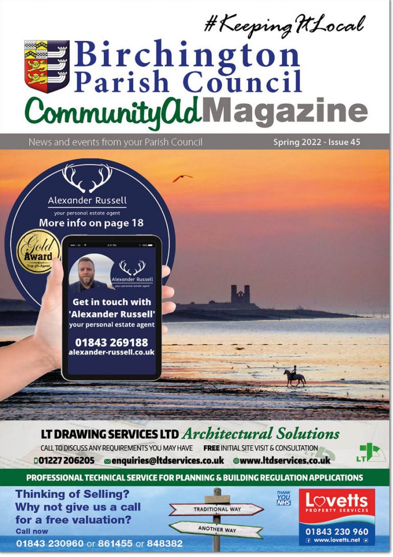 Birchington CommunityAd Magazine Issue 45 Front Cover
