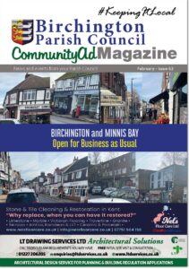 Birchington Parish Council CommunityAd Magazine issue 63 front cover