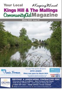 Kings Hill & The Mallings CommunityAd Magazine issue 23 front cover