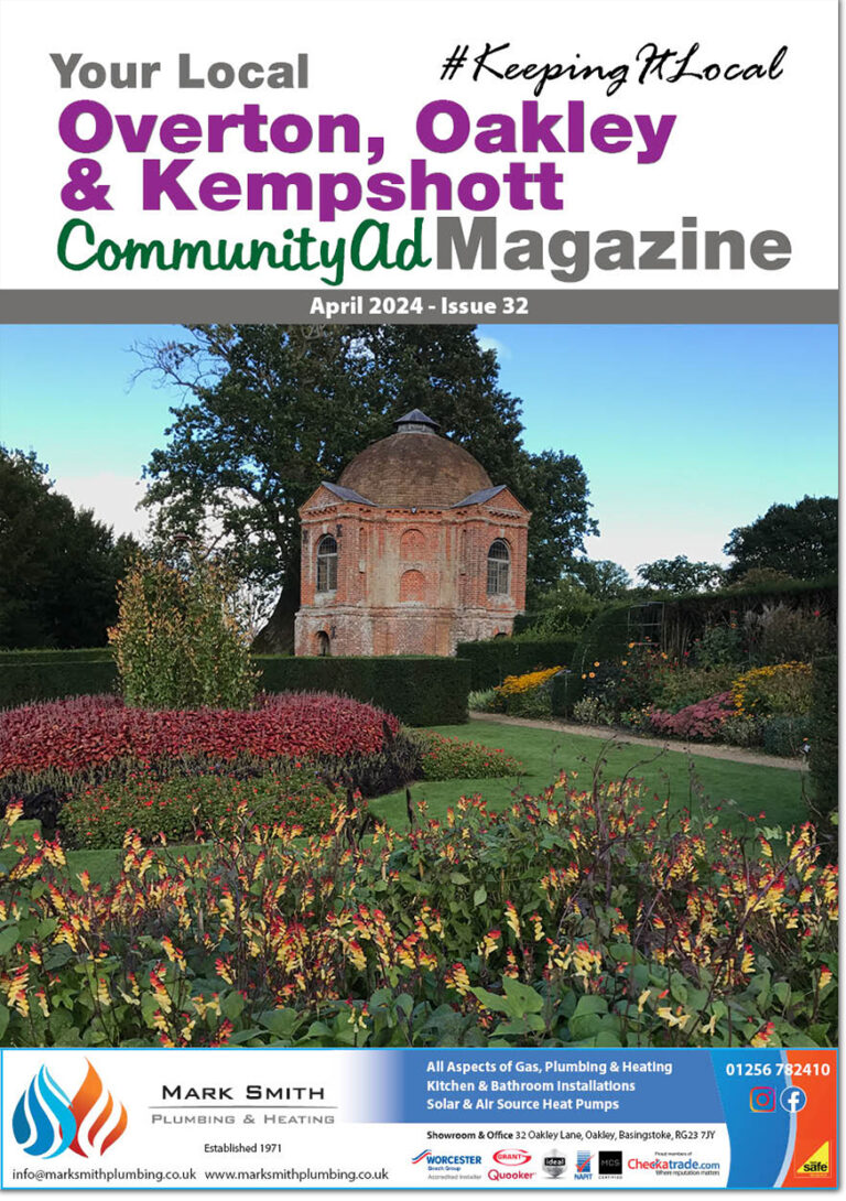 Overton, Oakley & aKempshott CommunityAd Magazine issue 32 front cover