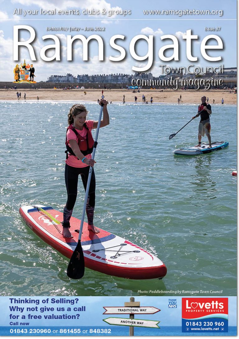 Ramsgate Town Council community magazine issue 37 front cover