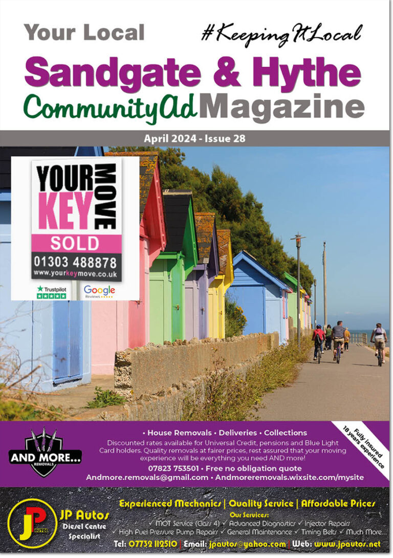 Sandgate & Hythe CommunityAd Magazine issue 28 front cover