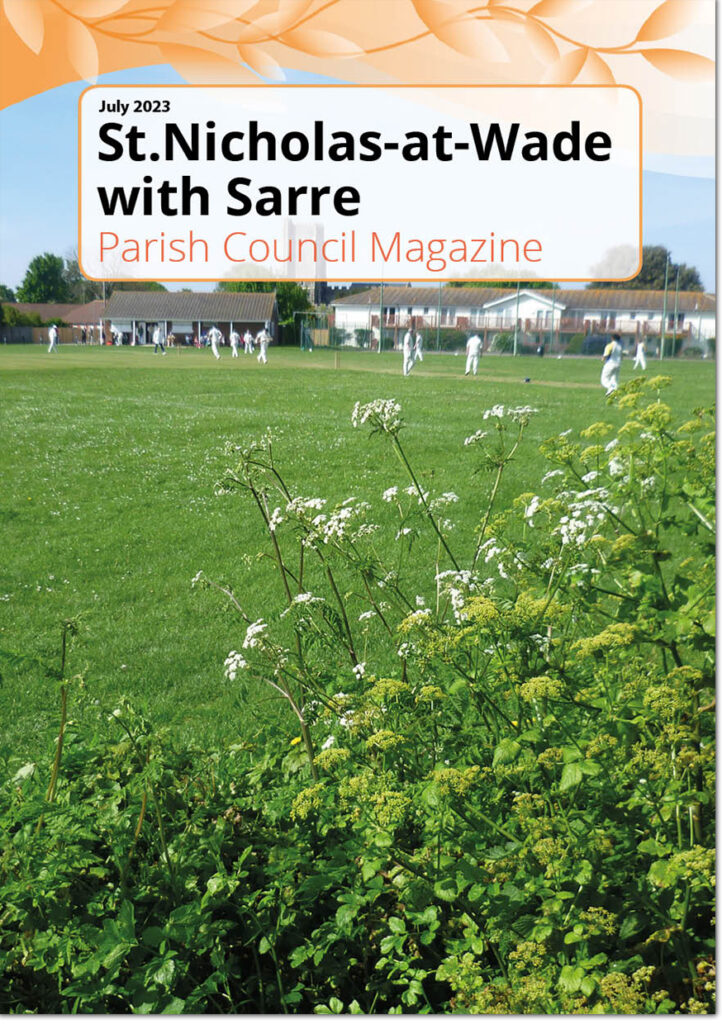 St Nicholas-at-Wade with Sarre Parish Council Magazine issue 36 front cover