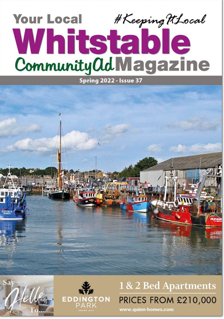 Whitstable CommunityAd Magazine Issue 37 front cover