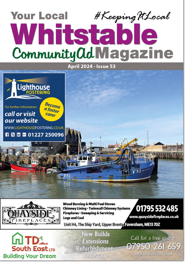 Whitstable CommunityAd Magazine issue 53 front cover