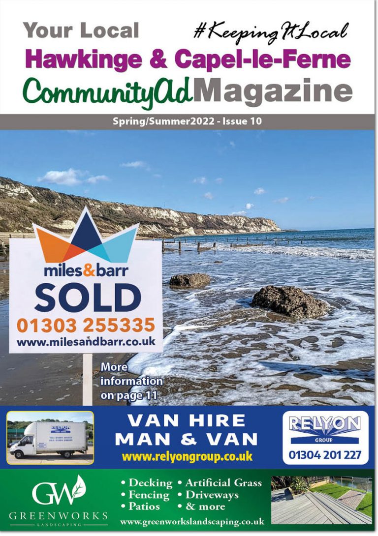 Hawkinge & Capel-le-Ferne CommunityAd Magazine Issue 10 front cover