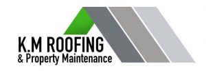 k.m roofing & property maintenance logo