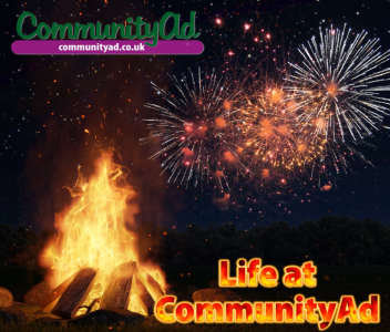 Life at CommunityAd - on fire