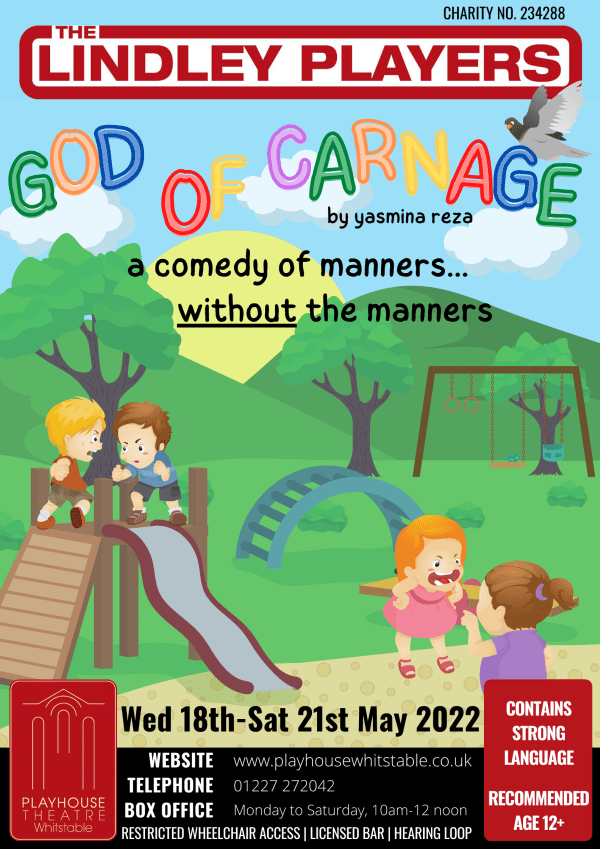 God of Carnage comedy with Lindley Players
