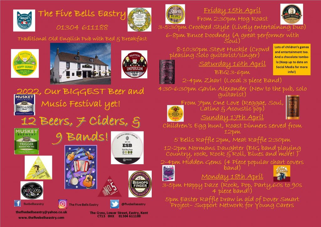 The Five Bells Eastry Beer and Music Festival