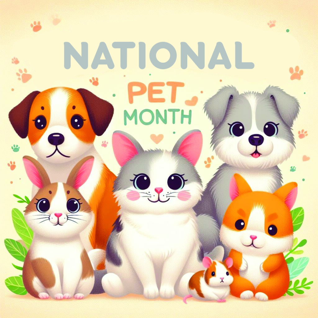 National Pet Month poster